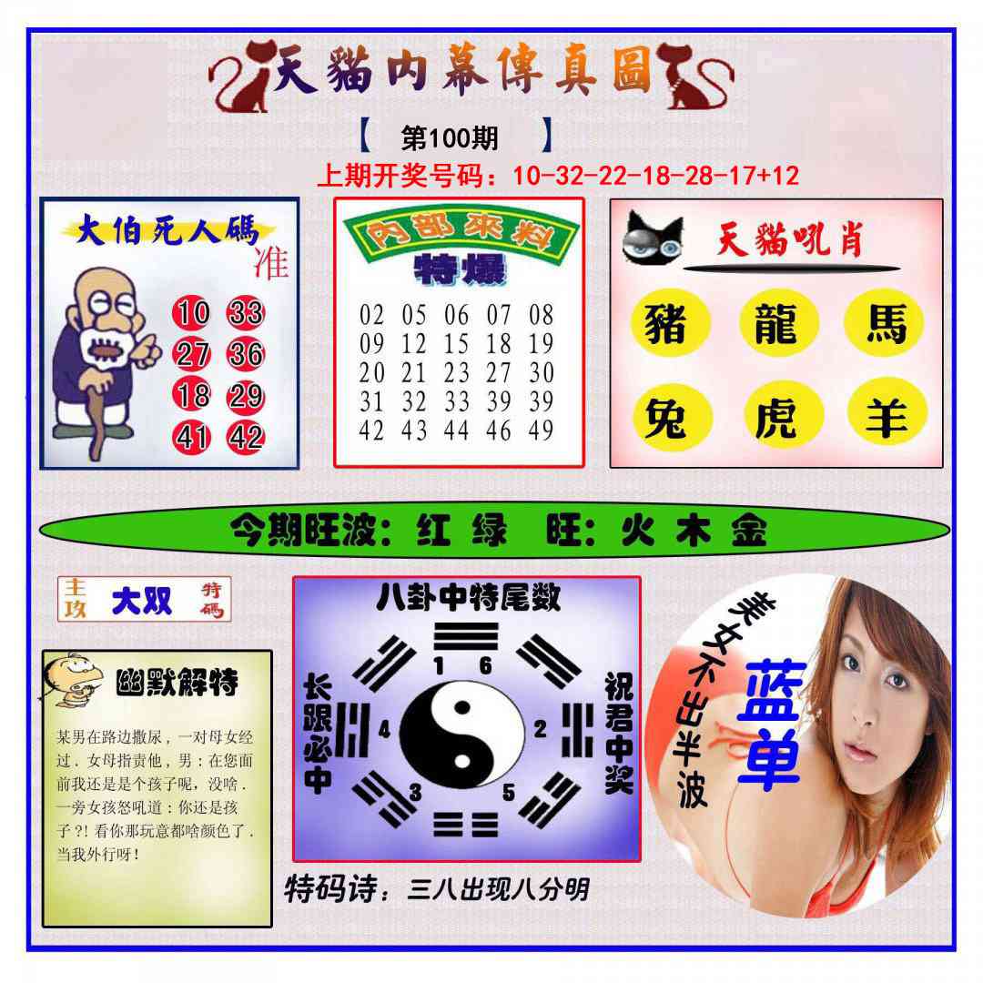 100期内幕传真图[图]